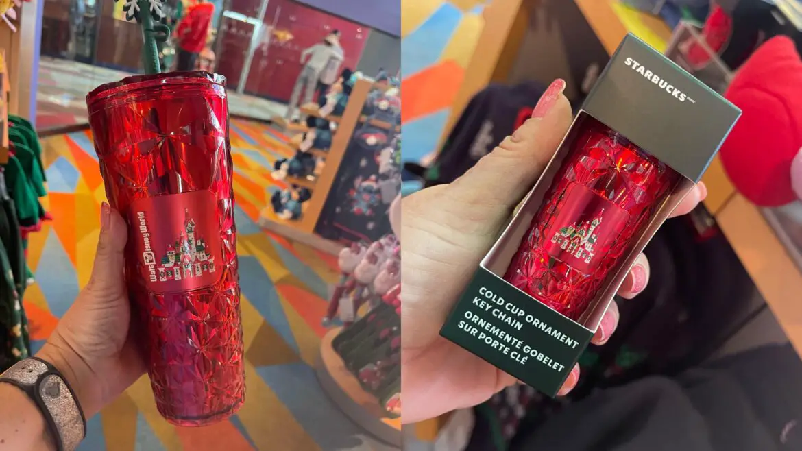 Disney Magic Meets Starbucks Cheer: A Holiday Tumbler and Keychain