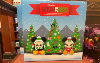 Disney Parks Wishables Plush Holiday Countdown Calendar