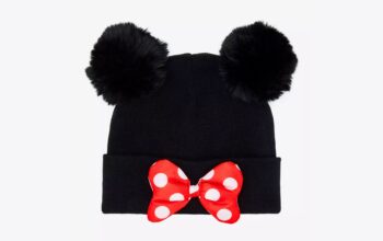 Minnie Mouse Pom Pom Ears Beanie