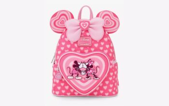 Mickey and Minnie Mouse Heart Ears Backpack