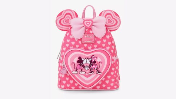 Mickey and Minnie Mouse Heart Ears Backpack: A Love-Struck Accessory