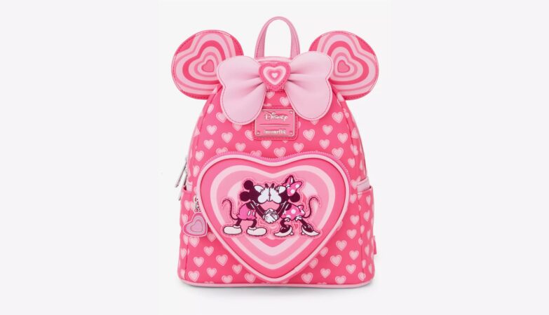 Mickey and Minnie Mouse Heart Ears Backpack