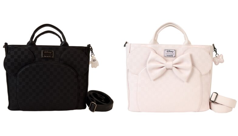 Mickey and Minnie Checkered Convertible Bags