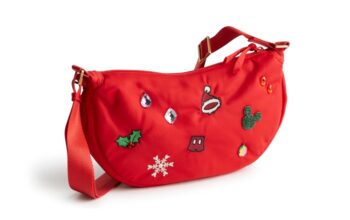 Mickey Mouse Holiday Icons Sling Crossbody Bag