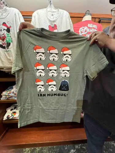 Darth Vader and Santa Stormtroopers Bah Humbug Shirt