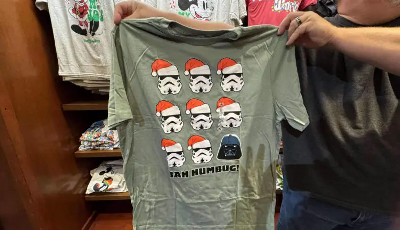 Darth Vader and Santa Stormtroopers Bah Humbug Shirt