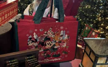 Reusable Disney Christmas Tote Bag