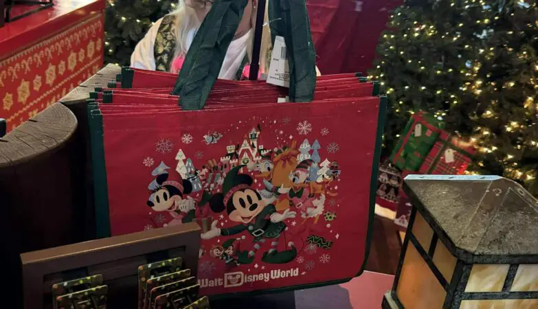 Reusable Disney Christmas Tote Bag