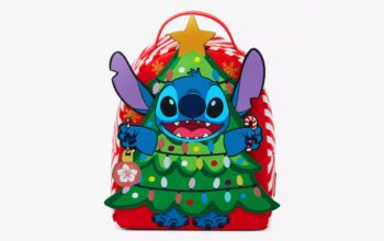 Stitch Christmas Tree Loungefly Mini Backpack