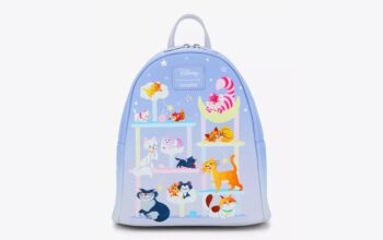 Disney Cats Starry Night Loungefly Mini Backpack