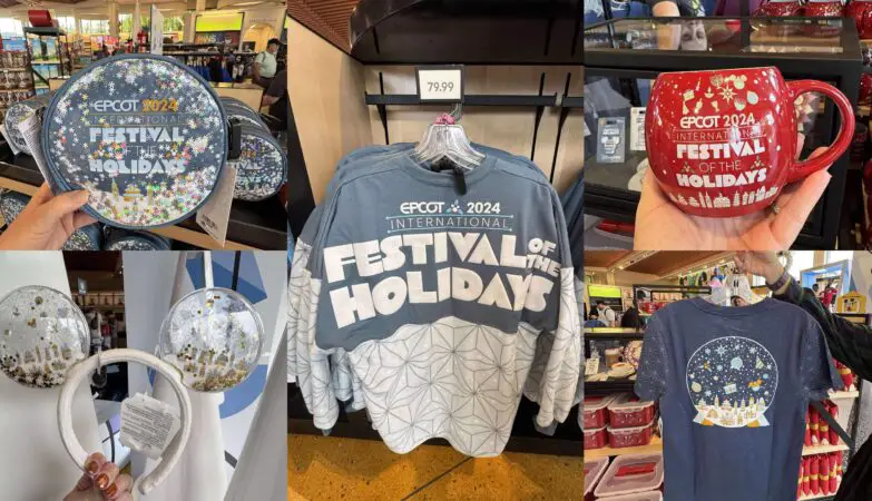 Epcot Festival of the Holidays Merch