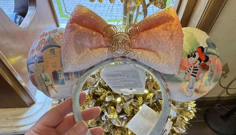 Minnie Mouse Paris Ear Headband