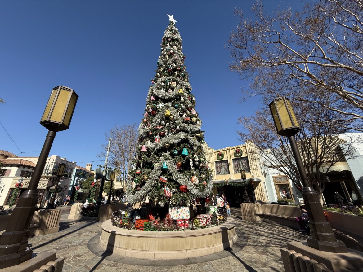 Disney California Adventure Decorated for Holidays 2024