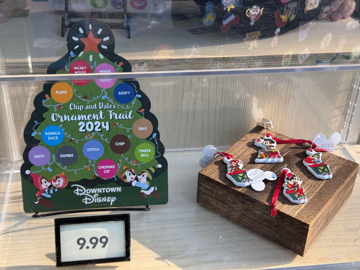 First Look at Chip & Dale’s Ornament Trail at Disneyland