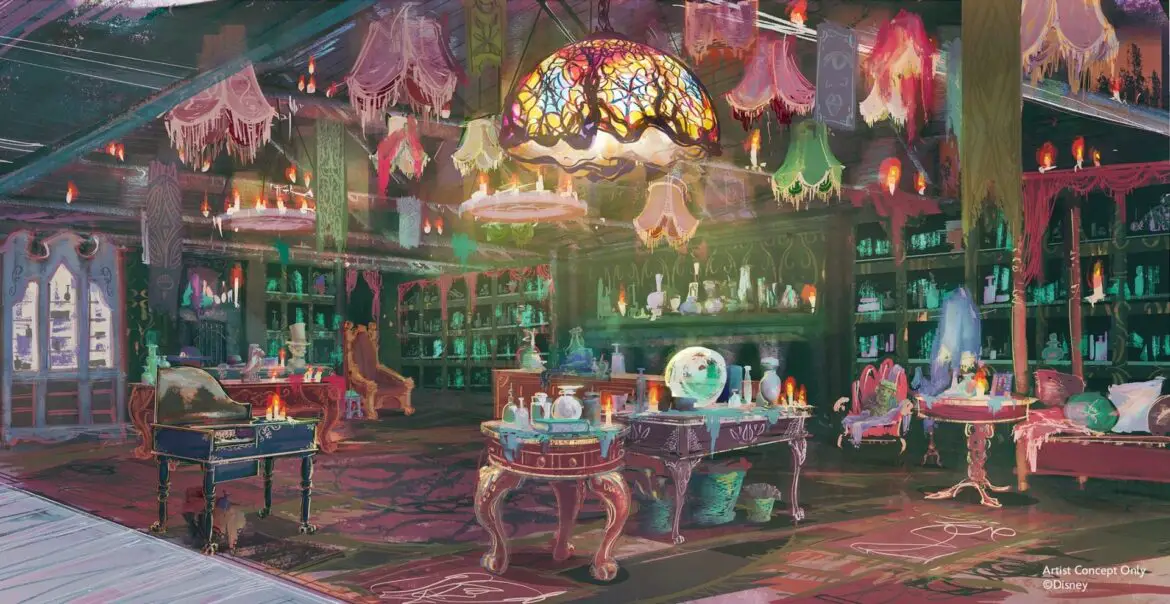 Disney Shares New Details on Madame Leota’s Somewhere Beyond Shop Opening in Disneyland