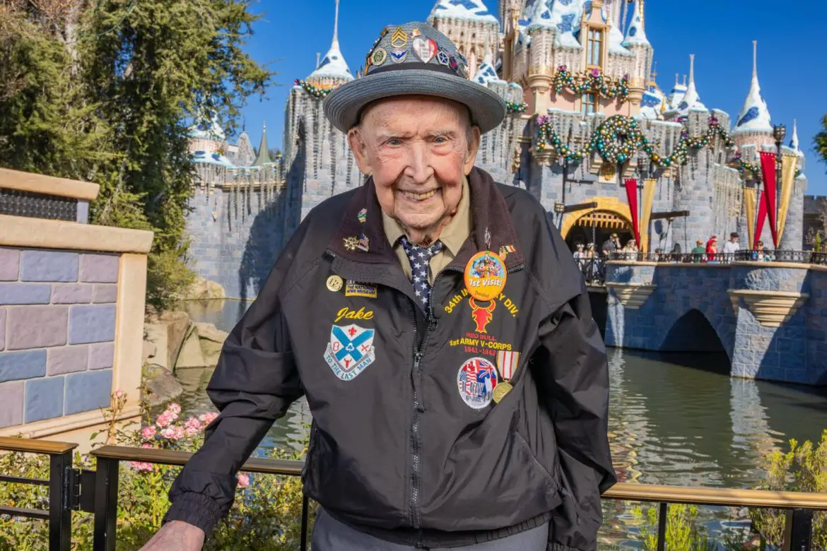 Disney Honors World War II Veteran at Disneyland Flag Retreat