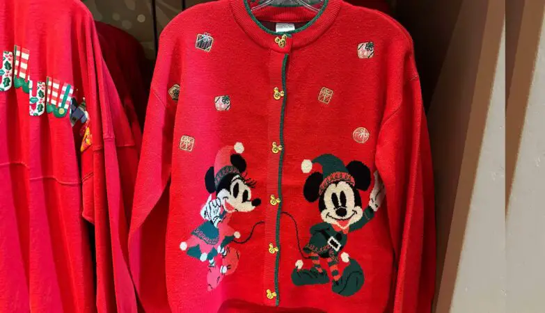 Mickey and Minnie Mouse Holiday Cardigan