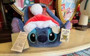 Stitch Santa Plush Bag