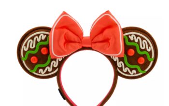 Minnie Mouse Gingerbread Ear Headband