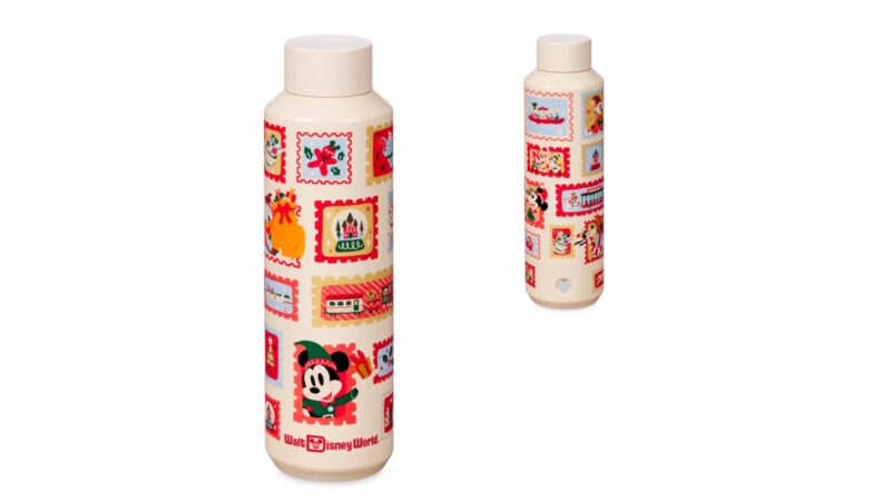 Mickey Mouse and Friends Holiday Stainless Steel Starbucks Water Bottle