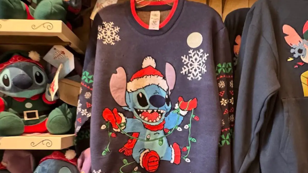 New Stitch Light-Up Holiday Sweater To Light Up The Holidays!