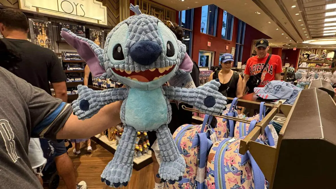 Playful Stitch Fidget Plush Spotted At Hollywood Studios!