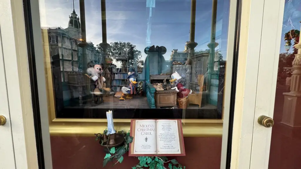 Mickey’s Christmas Carol Window Display Returns to the Magic Kingdom for the Holidays 9