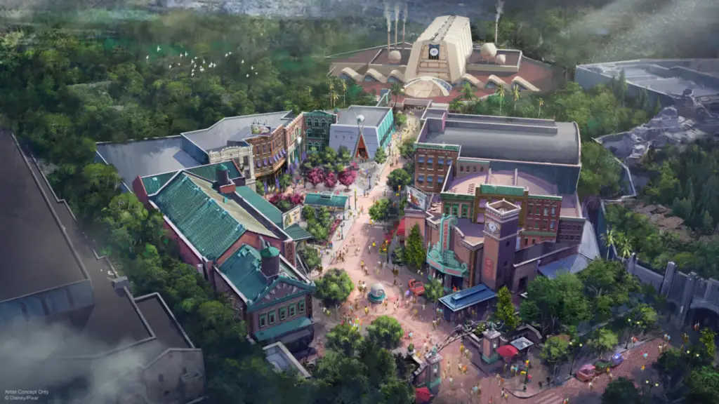 Monsters Inc. Land Concept Art Shows Changes to Muppets Courtyard Area