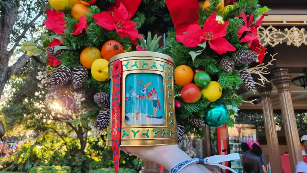 Musical Rotating Popcorn Tin Returns for 2024 Holidays at Magic Kingdom 2