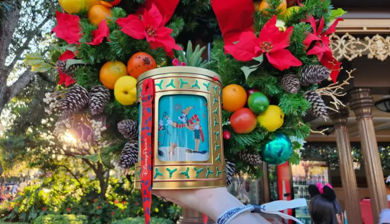 Musical Rotating Popcorn Tin Returns for 2024 Holidays at Magic Kingdom 2