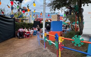 Some Seating Area Open for Woody's Lunchbox in Hollywood Studios 1