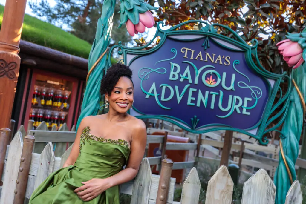 Anika Noni Rose Celebrates Opening of Tiana’s Bayou Adventure at Disneyland Park 