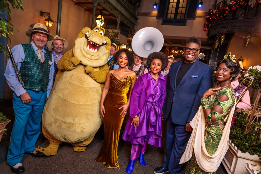 Anika Noni Rose, Jenifer Lewis and Michael-Leon Wooley Enjoy Opening Celebration of Tiana’s Bayou Adventure at Disneyland Park