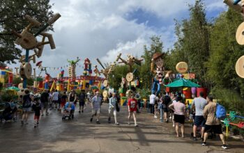 Toy Story Land Decorated for the Holidays 2024 1