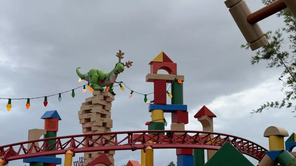 Toy Story Land Decorated for the Holidays 2024 4