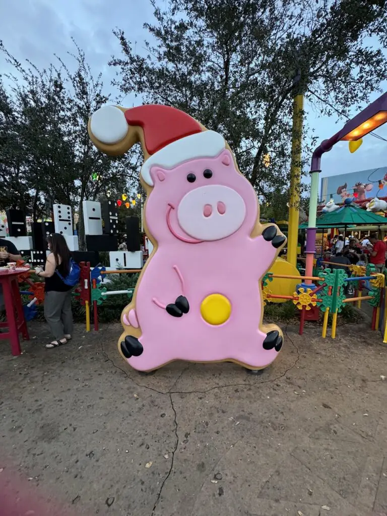 Toy Story Land Decorated for the Holidays 2024 6