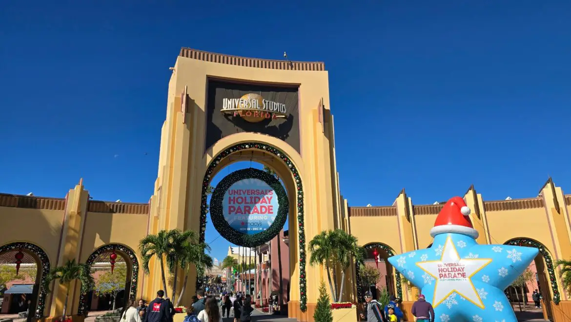 Universal Studios Holiday Decorations Arrive for Holiday 2024