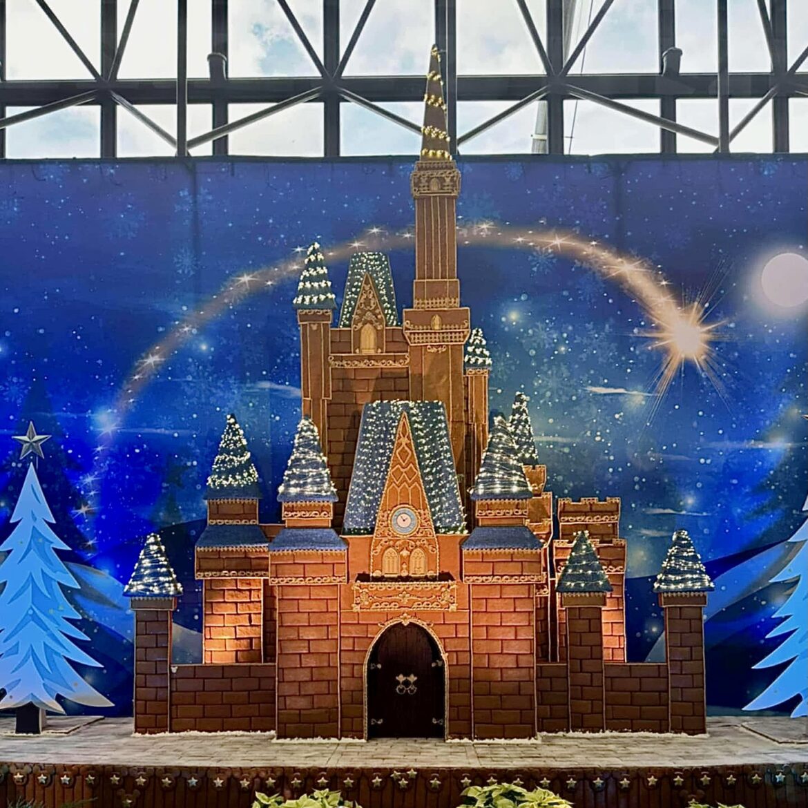 First look at the Gingerbread Castle in Disney’s Contemporary Resort