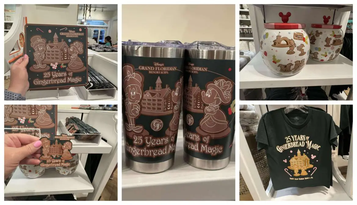 New Grand Floridian Gingerbread House Merchandise Celebrates 25 Years at Disney World