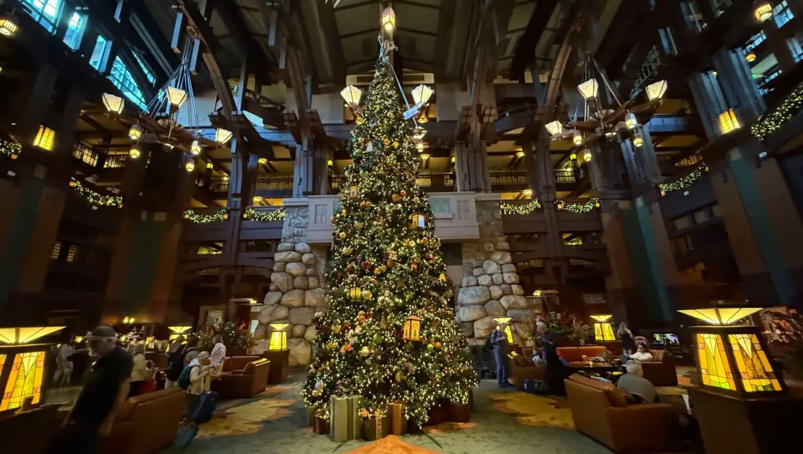 Disney’s Grand Californian Hotel Decorated for the Holidays 2024