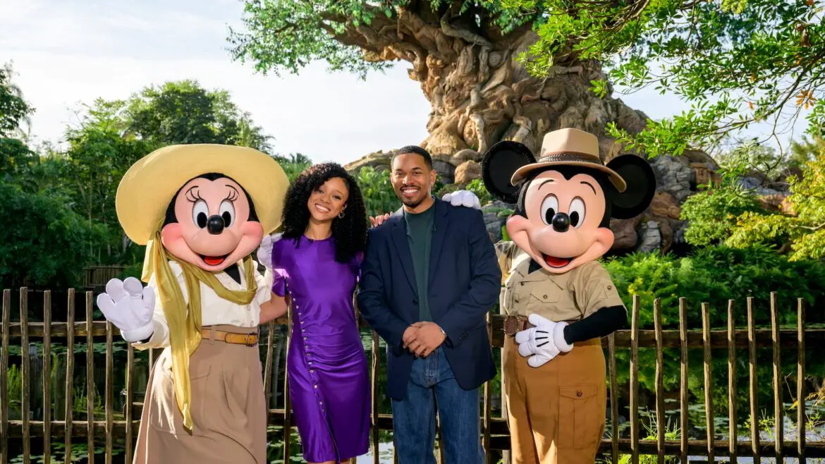 Mufasa Stars Kelvin Harrison Jr. and Tiffany Boone Visit Disney’s Animal Kingdom