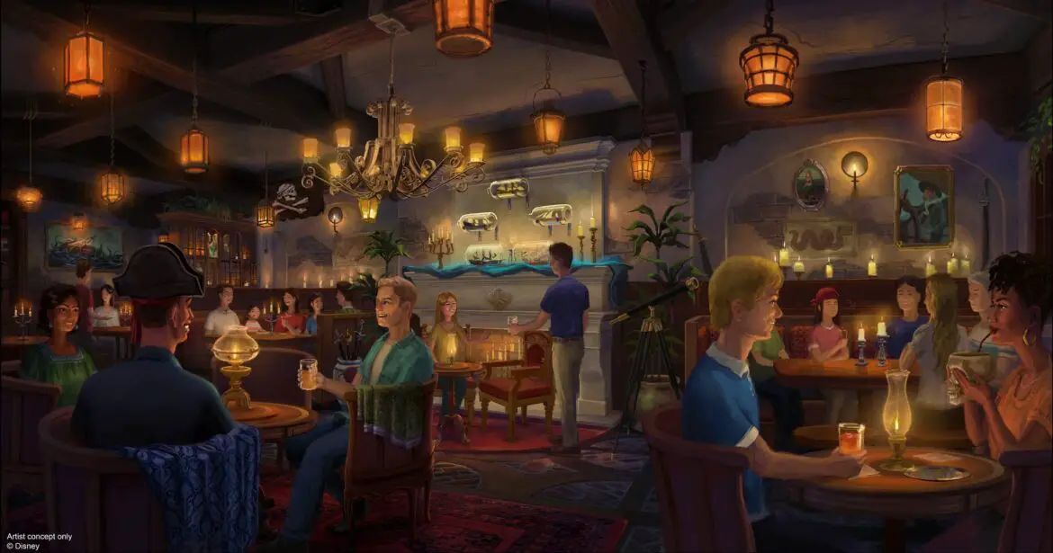 New Look Inside Pirates of the Caribbean Themed Tavern Coming to Magic Kingdom