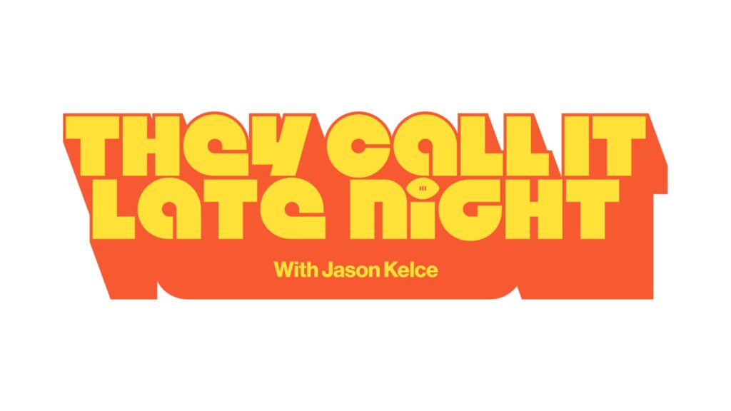 they call it late night with jason kelce logo