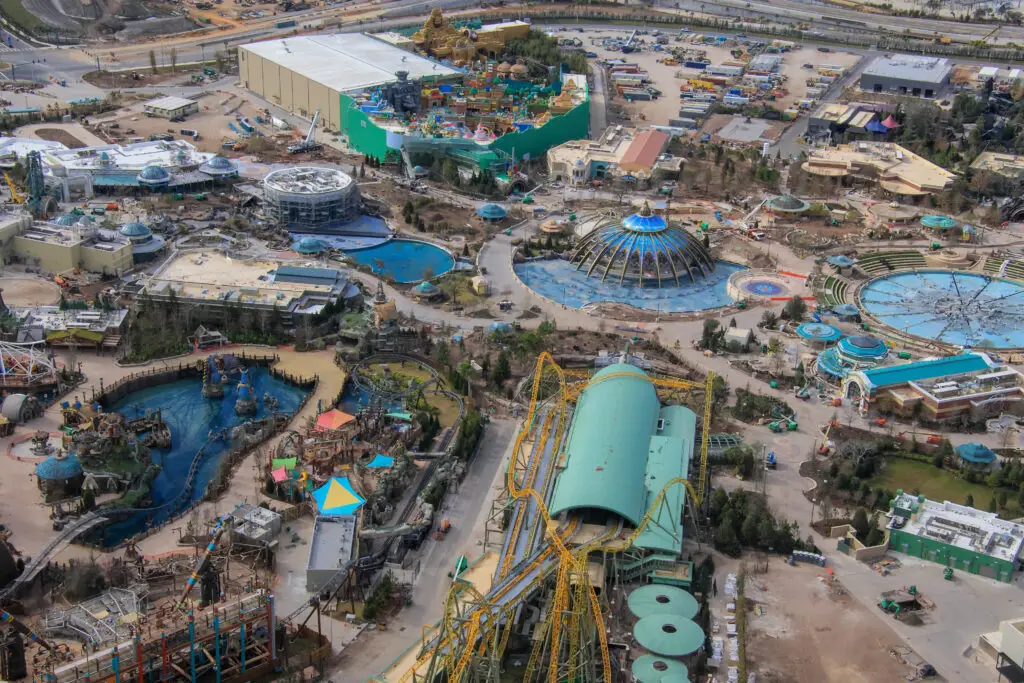 Aerial Look at the Construction for Universal Orlando's Epic Universe 2