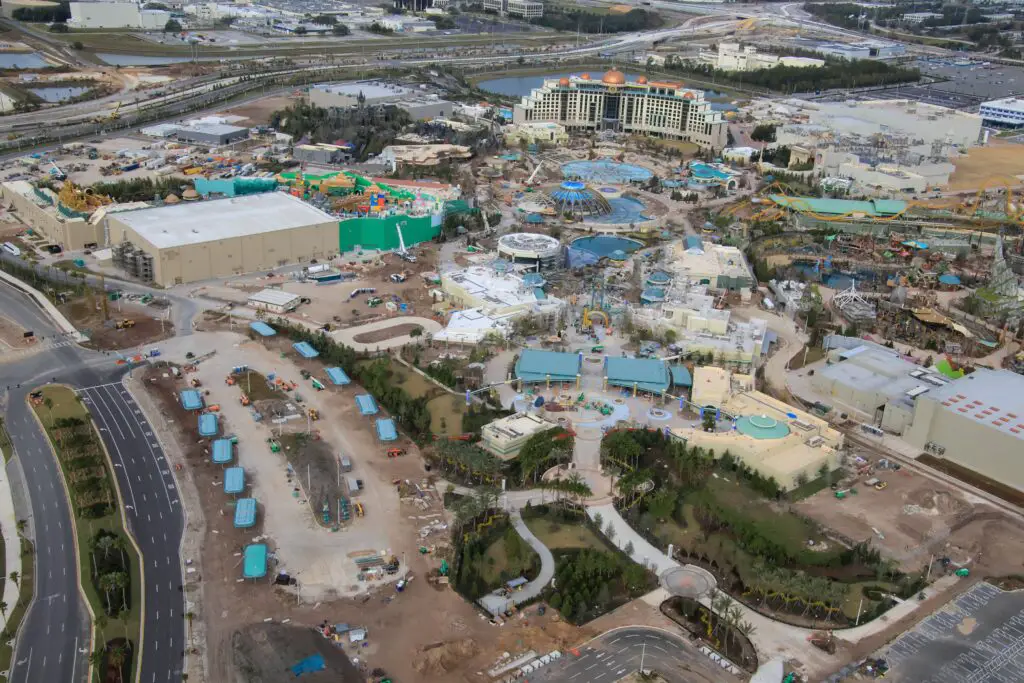 Aerial Look at the Construction for Universal Orlando's Epic Universe 3