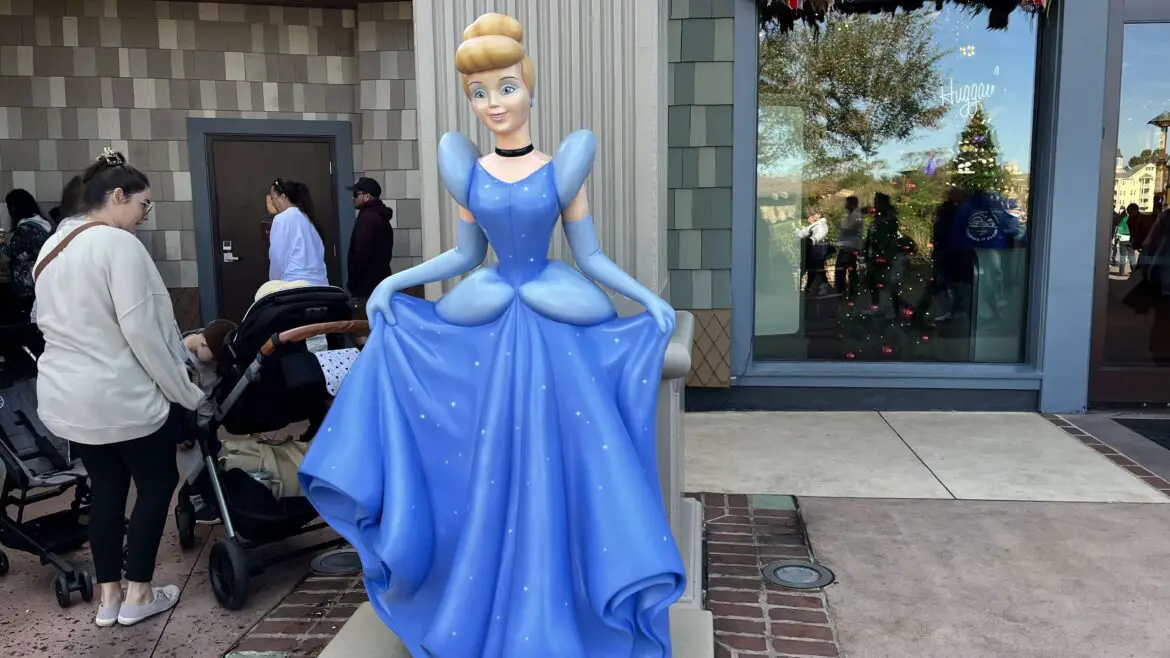 Cinderella Statue Returns to Disney Springs After Two Month Long Refurbishment