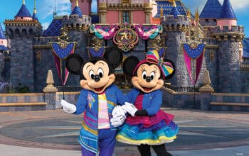 Disneyland Resort 70th Celebration Begins May 16, 2025 – Mickey Mouse and Minnie Mouse