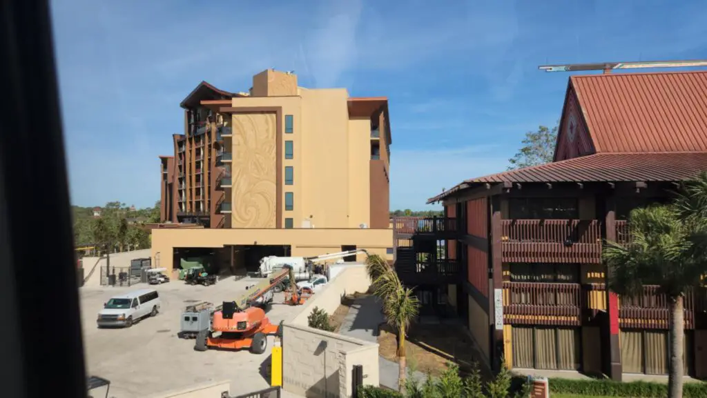 DVC Island Tower at Disney's Polynesian Village Resort Construction Update for December 2024 3