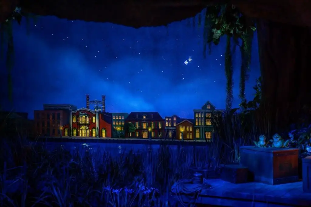 Disney Imagineers Update Tiana's Bayou Adventure with New Ray & Evangeline Finale 1