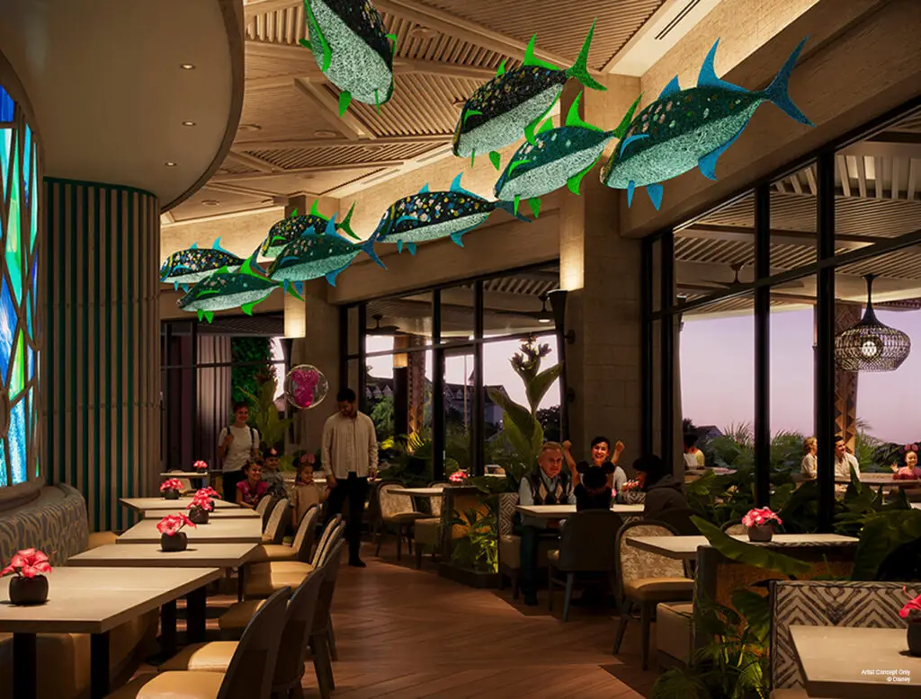 Wailulu Bar & Grill - Dining Room | Artist Rendering | Island To